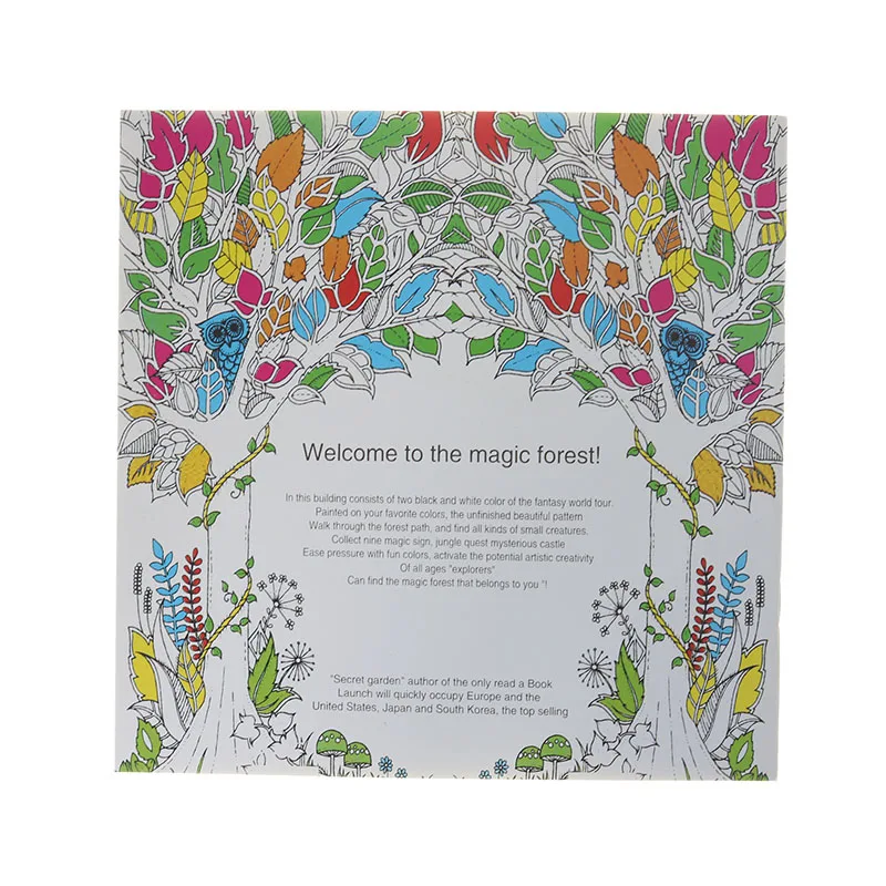 Student Learning Art Coloring Coloring Animal Kingdom Pattern English Wallpaper Adult Child Coloring Book 24 Pages Each Book
