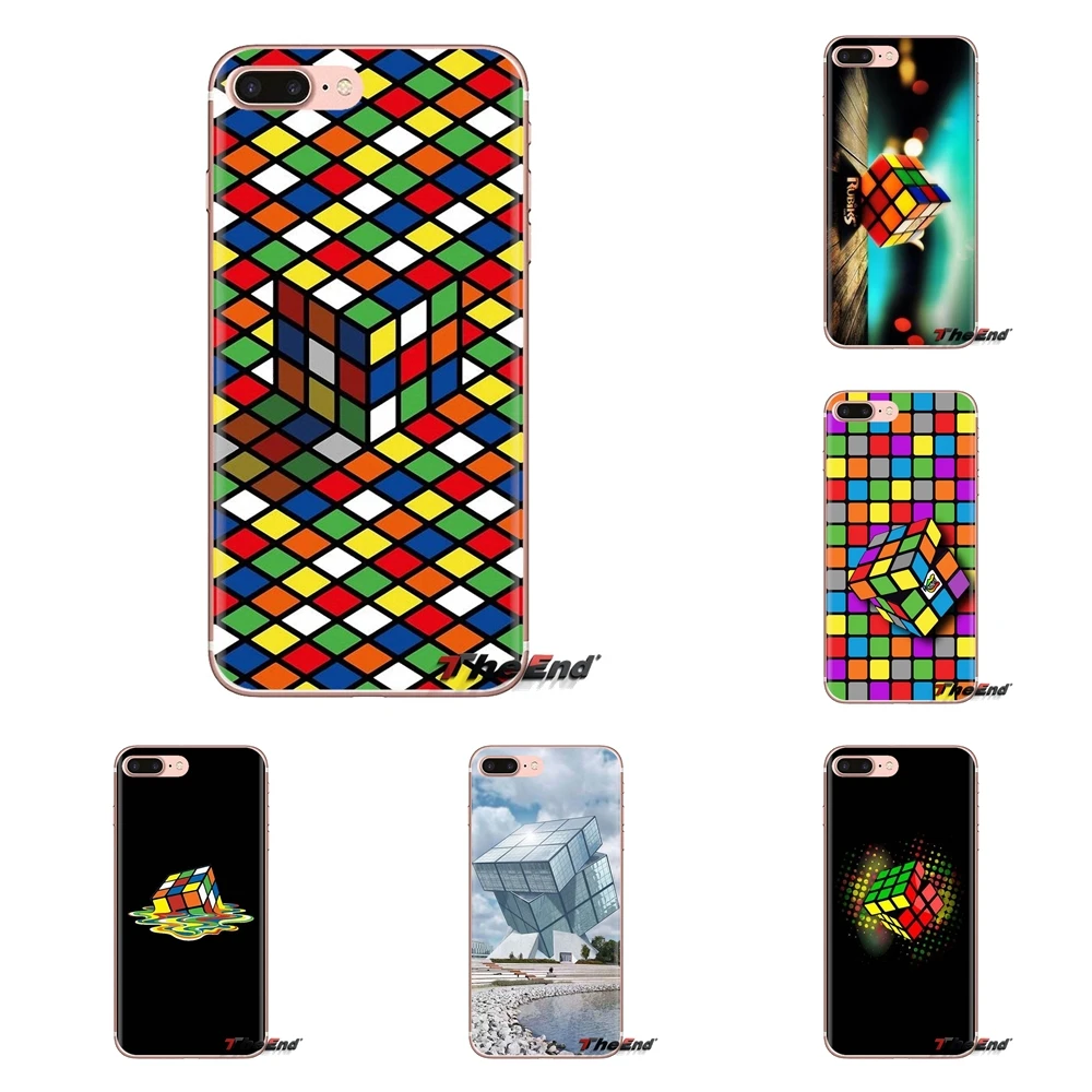 

For iPod Touch Apple iPhone 4 4S 5 5S SE 5C 6 6S 7 8 X XR XS Plus MAX Mobile Phone Case Cover Rubiks Cube Classic Magic Toys Art