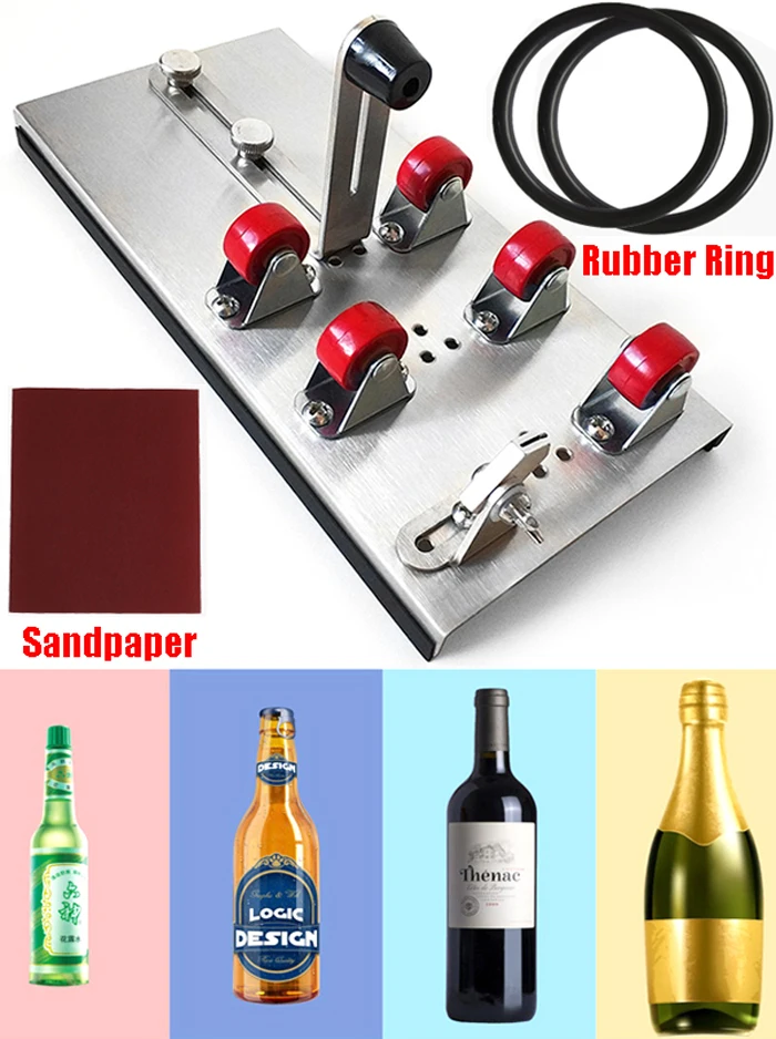 

Beer Wine Jar Accurate Cutting Machine 2-11mm DIY Recycle Cutting Tool Kit Glass Bottle Cutter Stainless Steel Smoothly Cutting