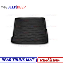 Для Renault Scenic III 2010-автомобильный коврик для багажника, коврик для багажника, задний коврик для багажника, автомобильный Стайлинг
