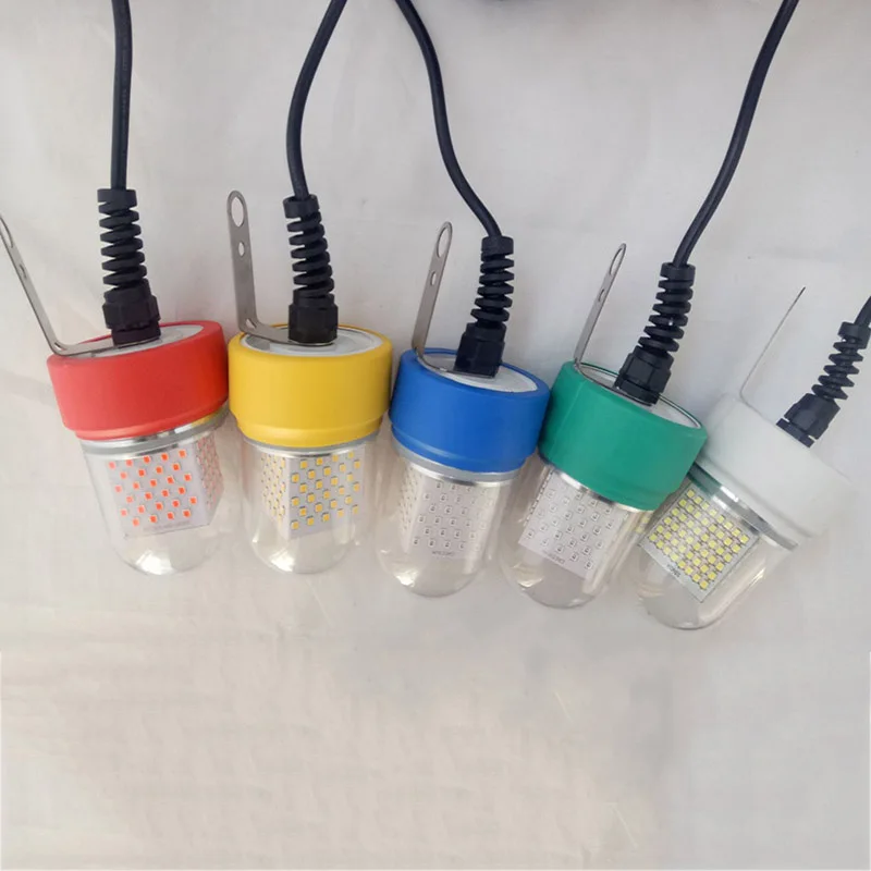 

60W LED Underwater Light 360 Degree Fish Lure Light Waterproof Attract Fish Lamp for 12V Marine Boat Yacht