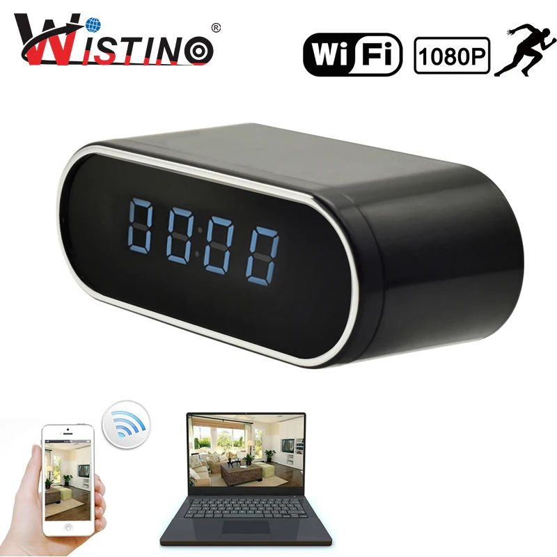 Wistino 1080P wifi мини камера с временем Беспроводная няня P2P Безопасность IOS Android