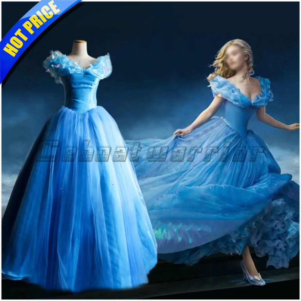 新劇場シンデレラ姫衣装大人女性ブルーデラックスシンデレラのウェディングドレスカスタムメイド Movies Cinderella Princess Cosplaycostume Adult Aliexpress