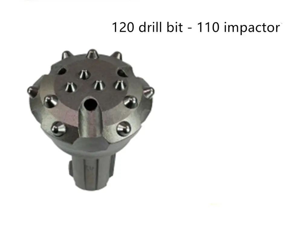 CIR76 90 100 110 120 130 140 150 низкое давление воздуха DTH горный Молот сверла с кнопкой ядро сверло для твердого камня и колодца - Длина режущей кромки: 120 drill bit-110
