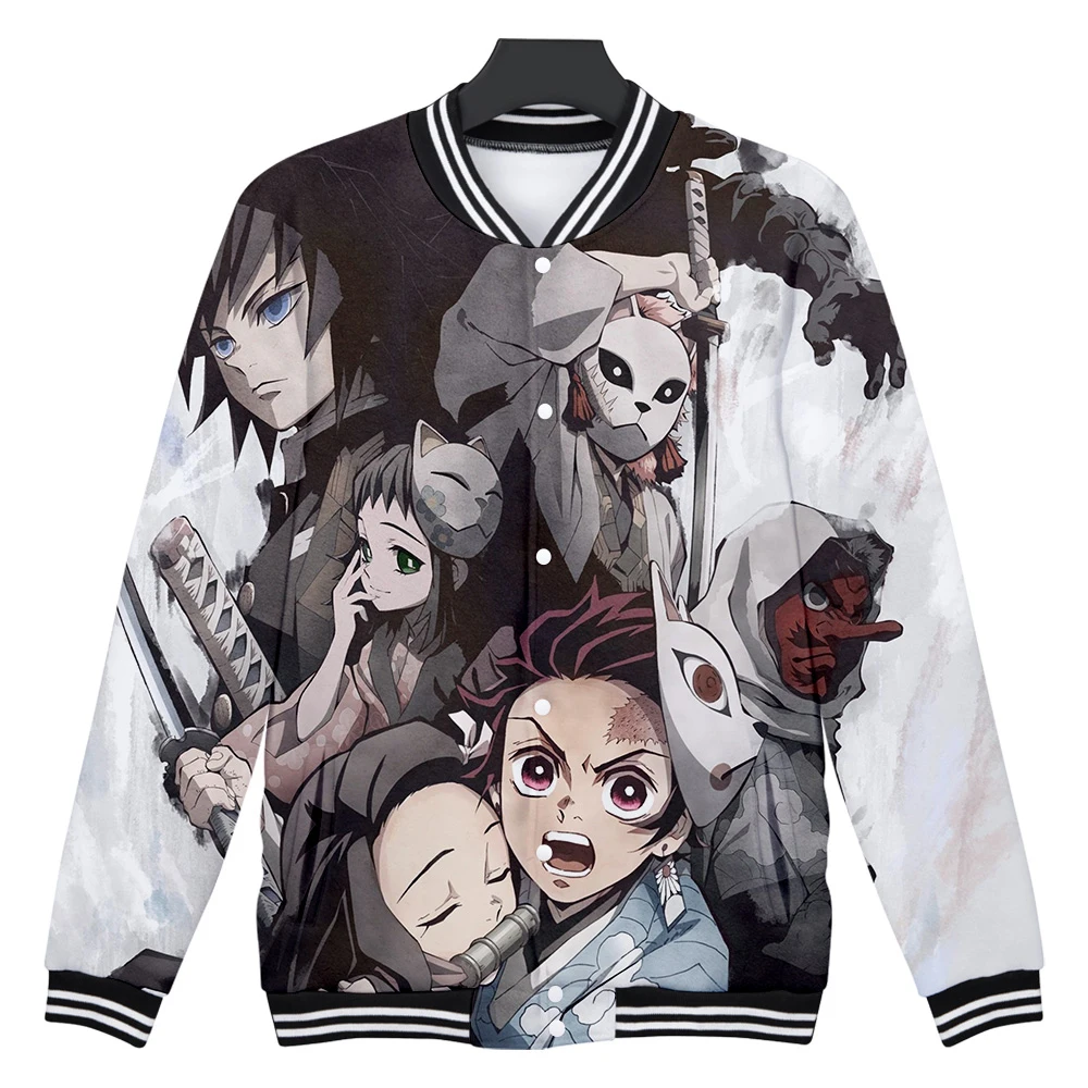 2019 японский аниме демон Slayer: Kimetsu no Yaiba 3D бейсбольная форма для мужчин/женщин