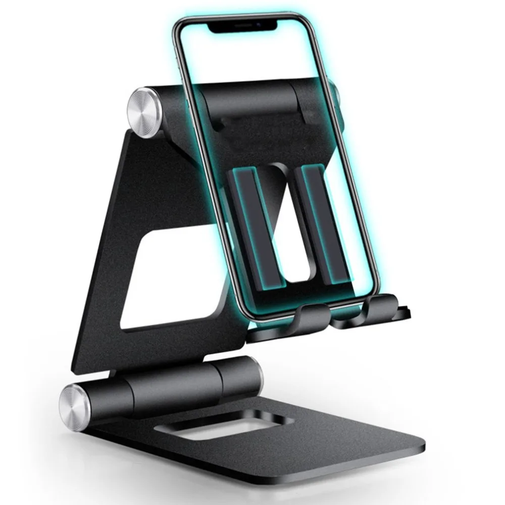 Phone Holder Alloy Anti-slip Magnet Stand Support Cellphone Bracket Stand Car Vehicle Mobile Phone Accessories
