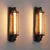 

Nordic American country retro industrial wind corridor balcony iron art large wall lamp Edison flute bulb wall lamp