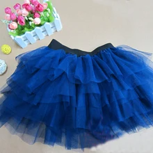 Популярная новинка; специальная юбка-пачка; юбка для танцев и выступлений; трехслойная сетчатая юбка для девочек