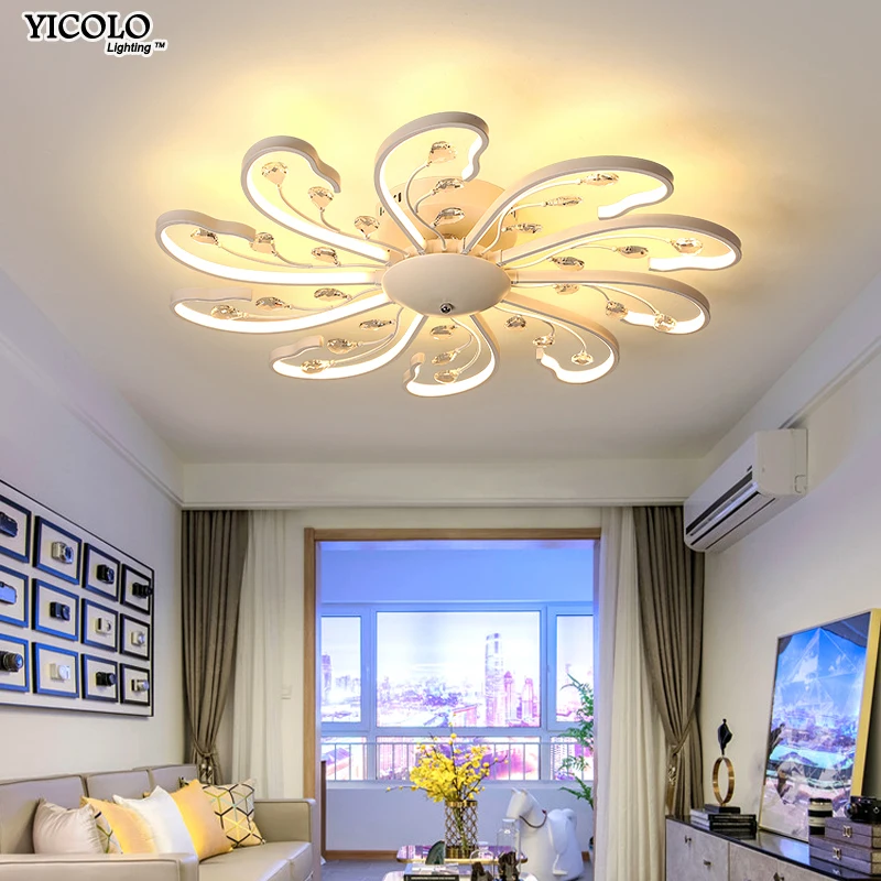 

Surface mount LED Ceiling Lights lamp for living room bed room with remote control or switch home Decorative Lampshade de techo