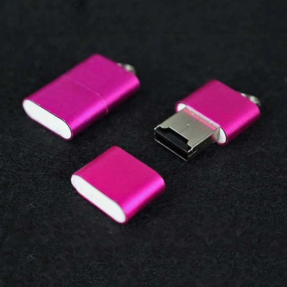 Noyokere высокое Скорость Mini USB 2.0 Micro SD T-Flash чтения карт памяти адаптер Красный