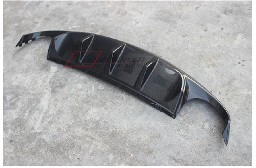 For Jaguar XF 2012.2013.2014.2015 Carbon Fiber Rear Lip Spoiler Bumper ...