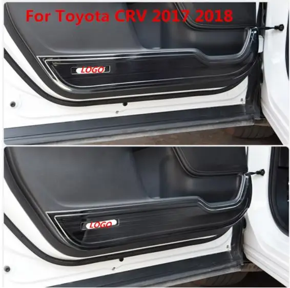Высокое качество для Toyota CRV 2017 2018 дверь из нержавеющей стали автомобиля анти