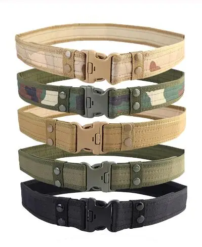 

New Multi Mens Adjustable Waist Outdoor Belts 5*140cm Military Waistband Tactical Sport Belt Hunting Sport Field Accessories