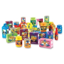 Learning Resources LRN7729 A-Z Alphabet Groceries Activity Set 26 Per Set (1)