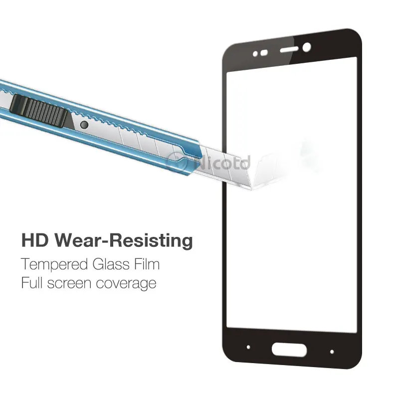 Nicotd Tempered Glass For Xiaomi Mi 5 5c 5s plus Screen Protector For Xiomi Redmi pro Note 1 Mix 2 2s 3 4 5 6 7 Full Cover Film (2)