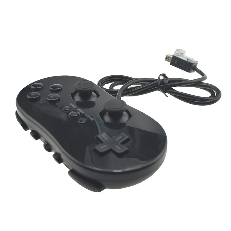 Для wii Mini классический контроллер Pro Черный Белый геймпад для wii пульт дистанционного управления аксессуары для видеоигр джойстик