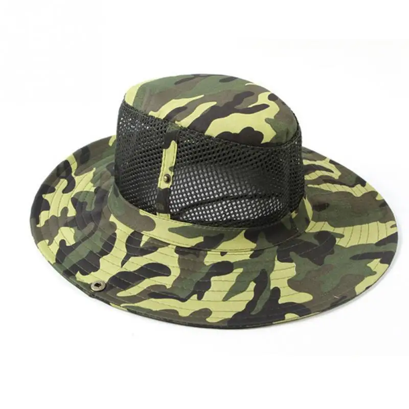 Outdoor Sports Men & Women's Fishing Hat Camouflage Bucket Hat