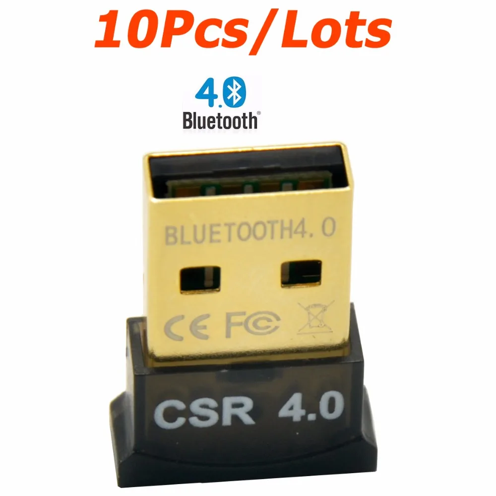 10 шт./Лот Мини USB Bluetooth адаптер CSR 4 0 двухрежимный беспроводной CSR8510 для ноутбука ПК