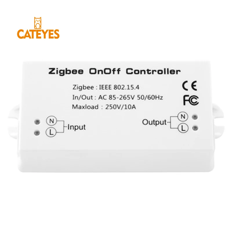 Умный выключатель Cateyes Zigbee HA хаб с управлением включением и выключением работает
