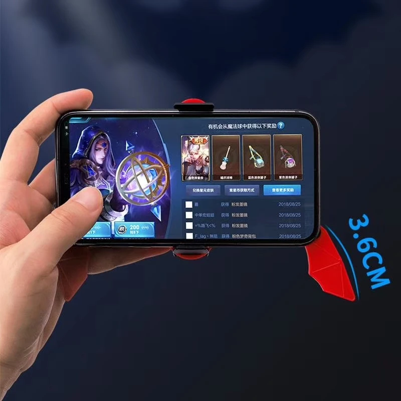  Bat Warri Six Finger All-in-One Mobile Game Controller Fire Key Button for PUBG Mobile Game Eating 