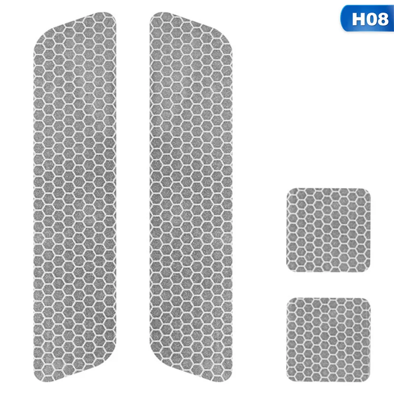 Автомобильные Светоотражающие предупреждающие полосы, лента для автомобильного бампера, светоотражающие полосы, безопасные светоотражающие наклейки, наклейки для автомобиля