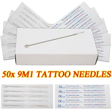 50 шт. 9M1 один стек Magnum стерилизованное Иглы для татуажа питания 1209m1 для Инструменты для татуажа питания