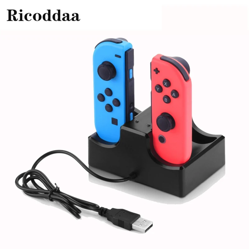 Ricoddaa For Nintend font b Switch b font Charger Charging Dock 4 in 1 Charging Station
