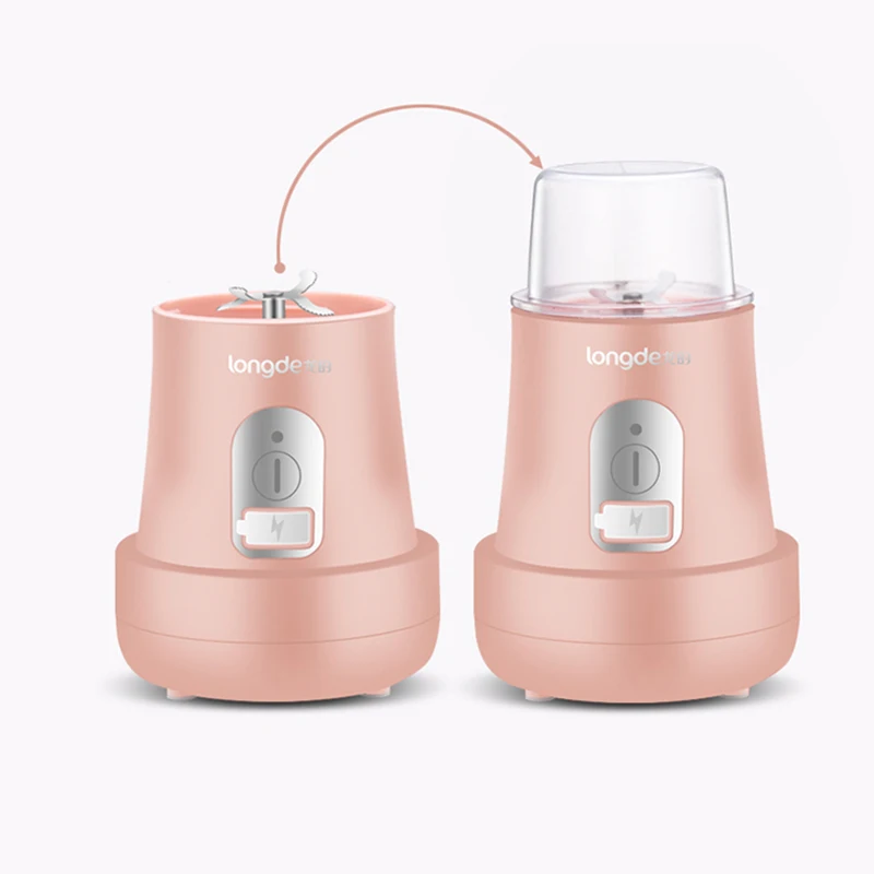 2018 New 500ml Foldable and Portable Blender usb Fruit Blender Bottle Rechargeable 4000mAh Lithium Battery Ourdoor Office Home