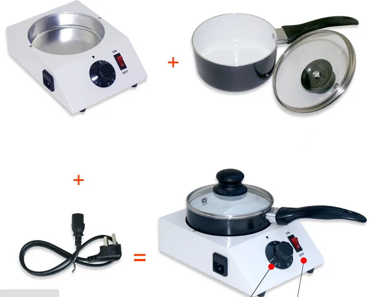 Electric Chocolate Melting Machine Single Pot Ceramic Tempering Cylinder Melter Pan machine chocolate melter pot