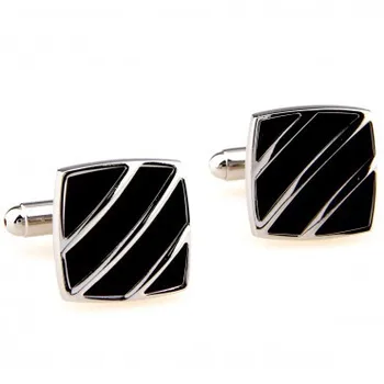 

Black Enamel Cufflink 15 Pairs Free Shipping
