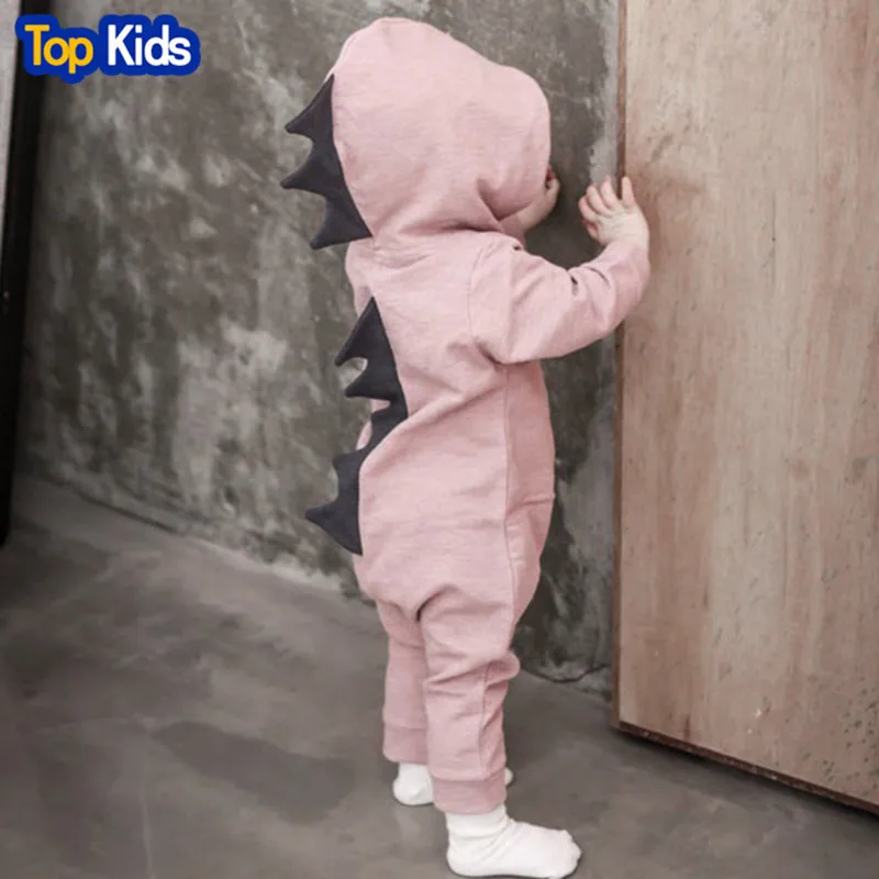 

Newborn Baby Girls Boys Rompers Jumpsuit Cotton Clothes Funny 3D Dinosaur Infant Outfits Spring Autumn Baby Clothes MBR217