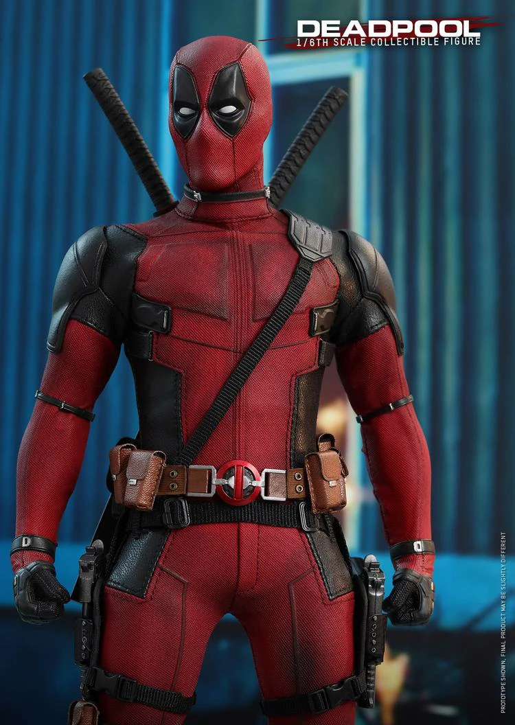 Hot Toys 1//6th MMS490 Deadpool 2 White Unicorn Model Toy