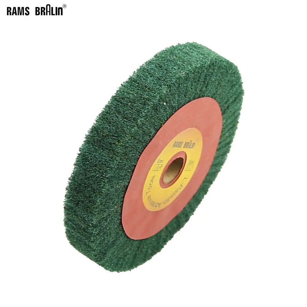 

1 piece 6"/150mm Non-woven Grinding Wheel Flap Mop Brush Wheel