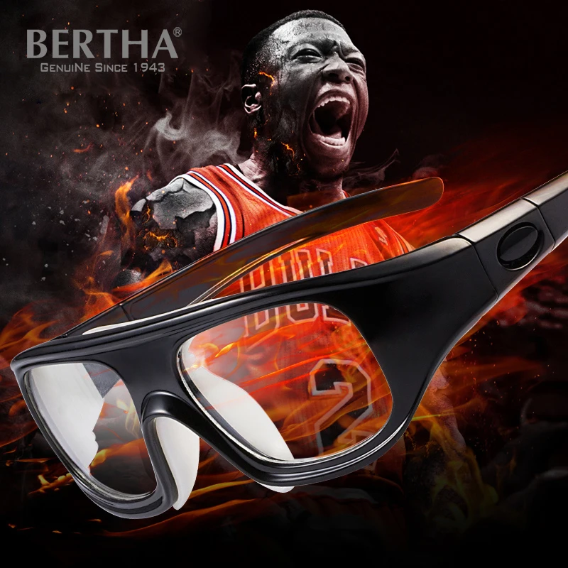 Bertha Brand Sports Glasses Men Eyeglasses For Basketball Football Eye