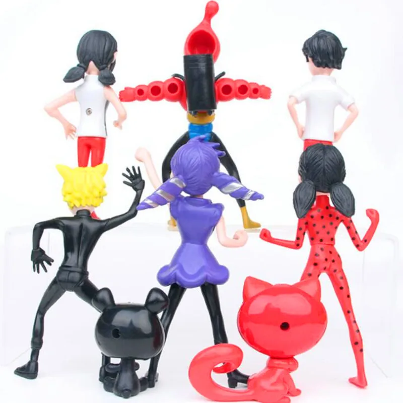 miraculous tales of ladybug and cat noir marinette adrien cat noir miraculous tales of ladybug and cat noir marinette adrien cat noir lady bug agreste cat akumas 5 15cm action figure doll s185 in action toy figures from