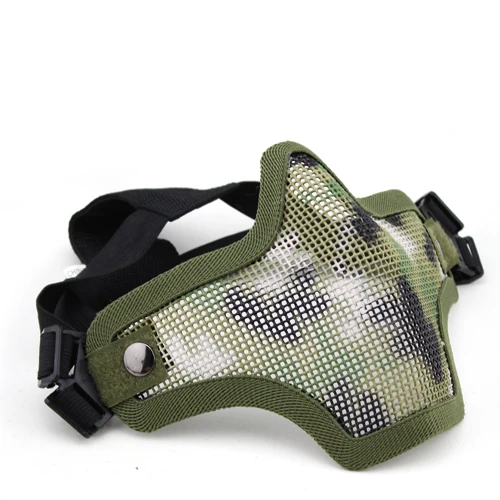 Наружные маски для защиты лица от маскировки, защитные маски, необходимые для езды на велосипеде на открытом воздухе, CS Mesh Airsof - Цвет: AOR2