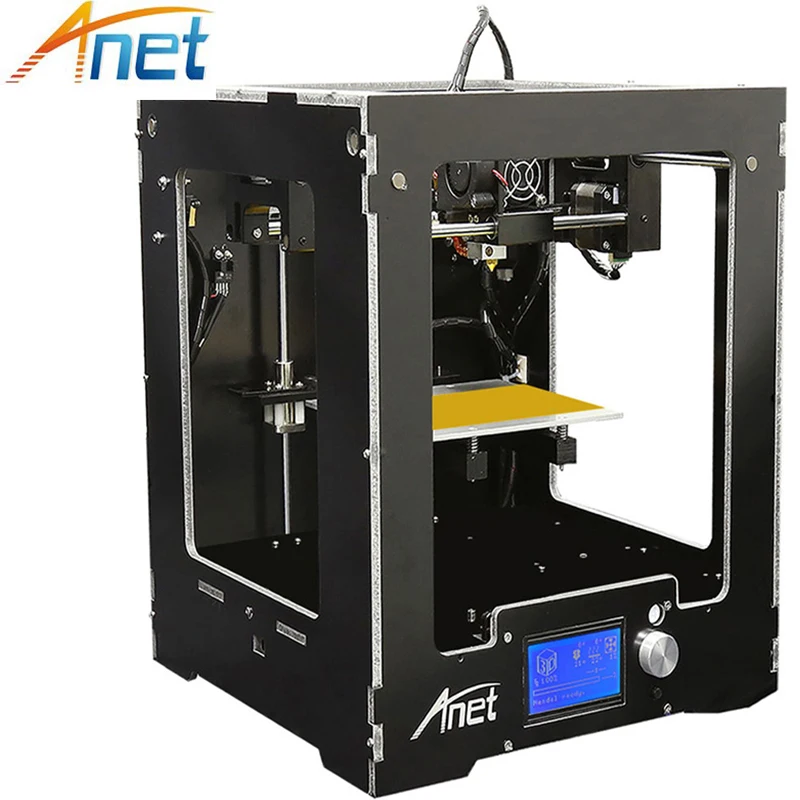 

Anet A3 3D Printer Machine Full Acrylic Assembled Reprap Prusa i3 3D Printer Kit with Filament 8G SD Card +Tool for Free Large