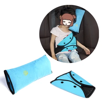 

Car Children Safety Seat Belt pad Harness Shoulder Support Pillow Sturdy Adjuster Adjust Device For Ford For Toyota For Peugeot