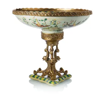 

Classical Luxury fruit plate decoration Home Furnishing villa creative decoration Bowl