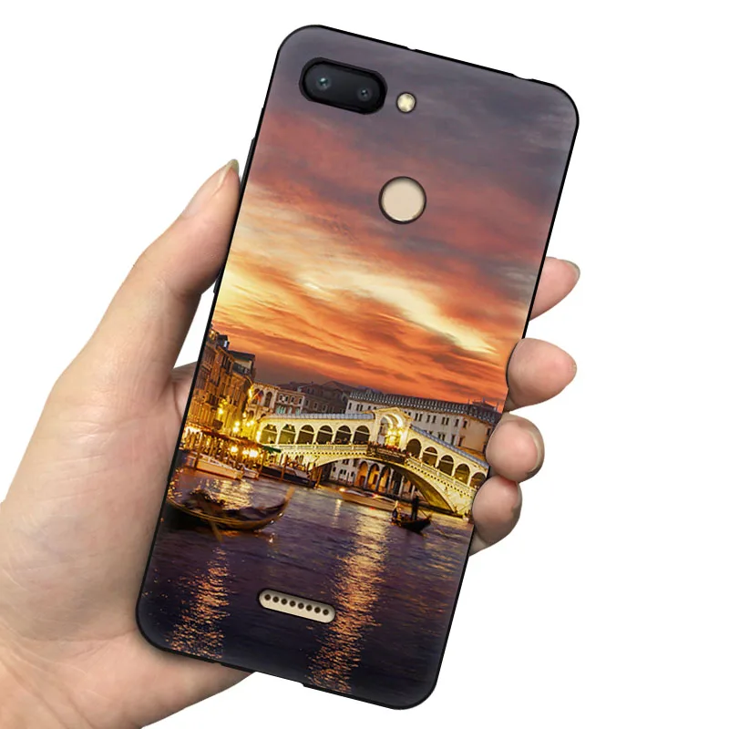 Чехол EiiMoo Funda для Xiaomi Redmi 6, чехол для Xiaomi Redmi 6A, силиконовый чехол для задней панели телефона Xaomi Redmi 6 6A, мягкий чехол из ТПУ - Цвет: 35