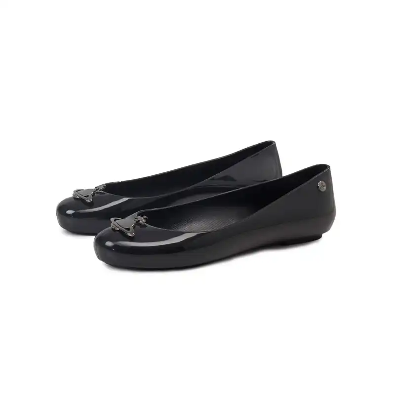 black jelly shoes for adults
