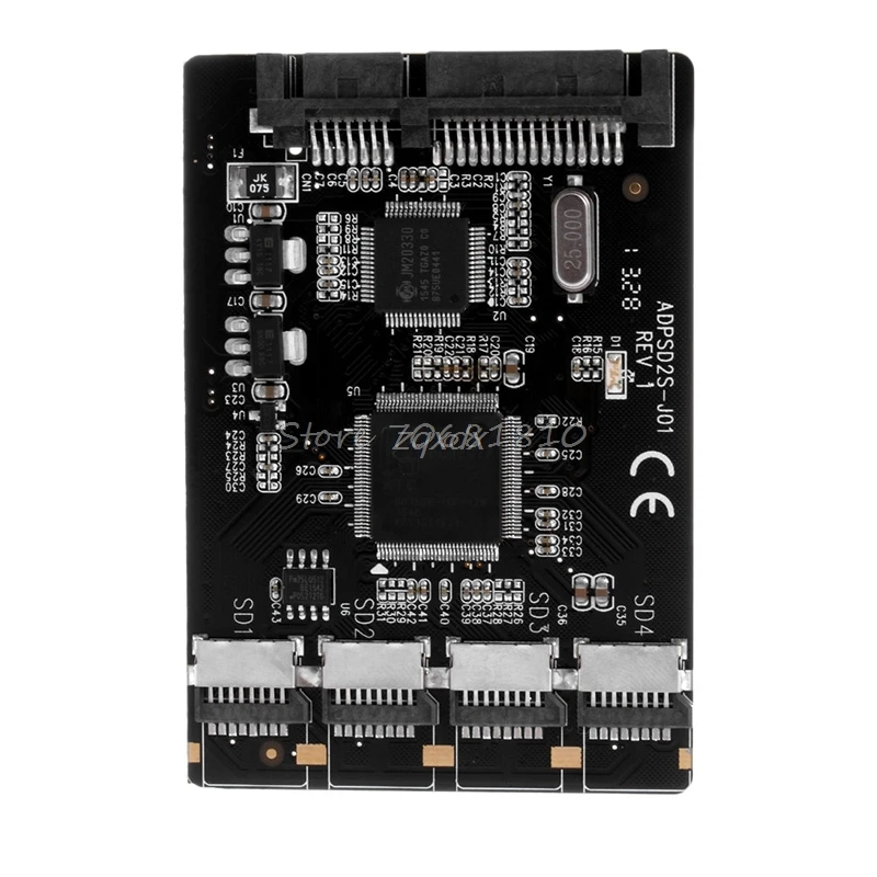 SATA 2,5 конвертер 4 Micro SD/TF карты до 22pin SATA RAID адаптер Quad TF карты Z07 Прямая поставка