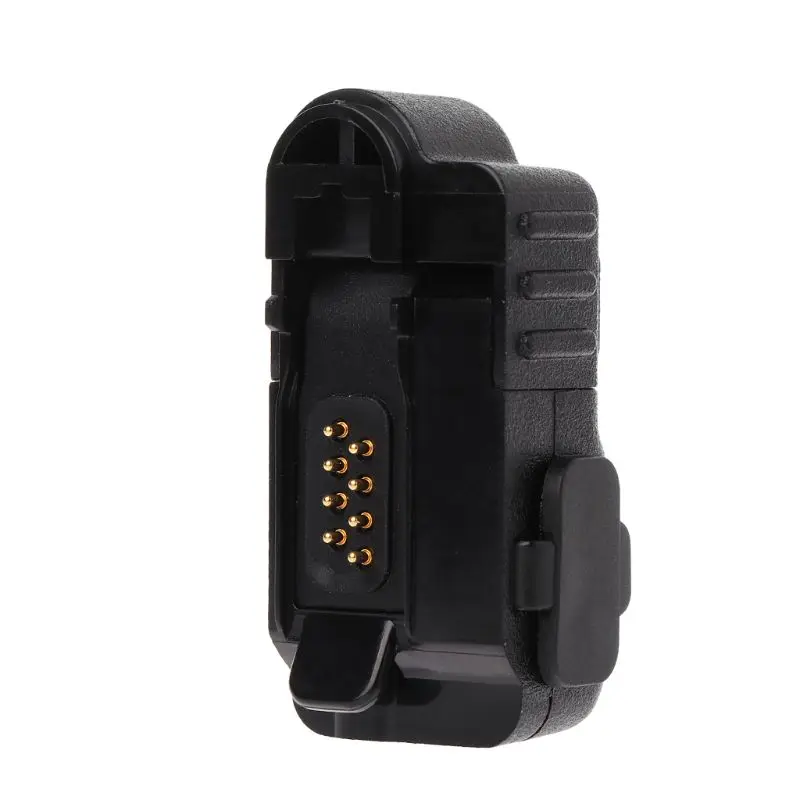 Audio Adapter Connector for Motorola XiR P6600 P6628 XPR3500 DEP550 MTP3550 MTP3500 MTP3250 MTP3100 MTP3200 Walkie Talkie Radio long range walkie talkies