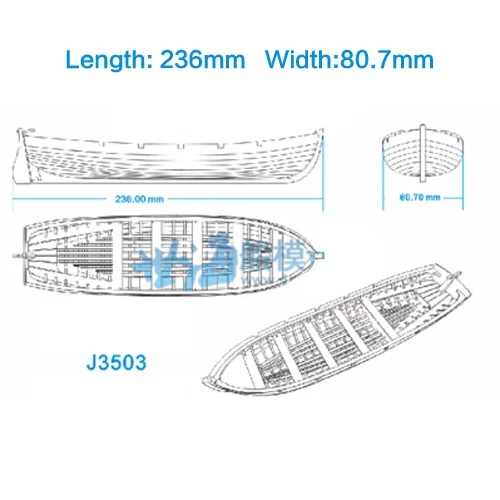 Деревянные комплекты моделей кораблей для взрослых модели-деревянные лодки 3d лазерная резка детские развивающие игрушки комплект модели корабля Масштаб 1:35 спасательная лодка - Цвет: J3503