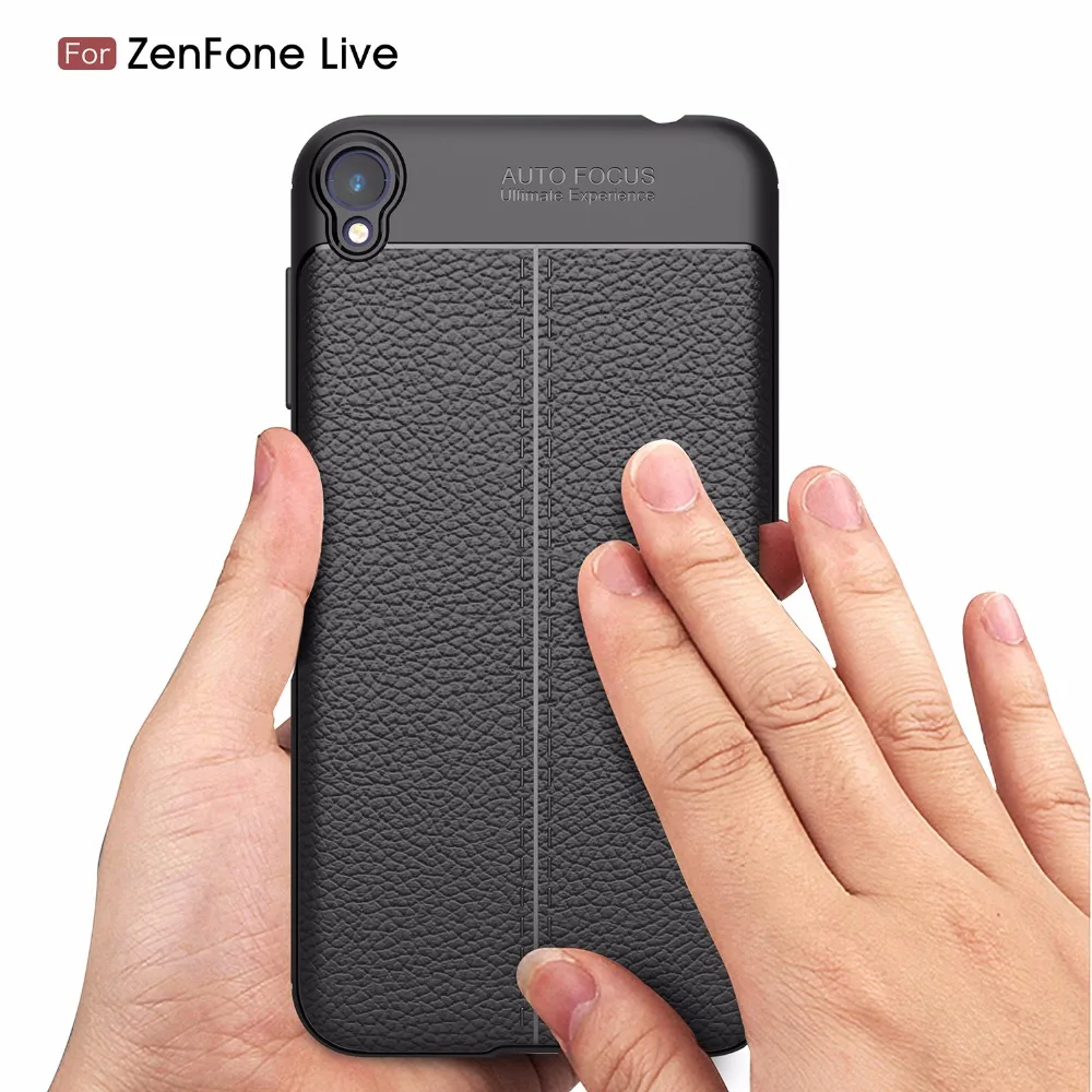 Для Asus Zenfone Live ZB501KL матовый мягкий из ТПУ кожаный чехол для Max Pro M2 ZB631KL ZB633KL M1 ZB555KL