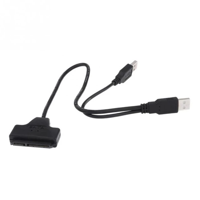 USB 2.0 to USB 3.0 SATA 15 + 7 pin connector Gadgets USB Hard Disk 2.5 Adapter Converter Cable Laptop Accessories Sata Connector 5