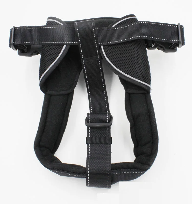 Explosion-proof Big Dog training harness Medium and large dog harness in black color