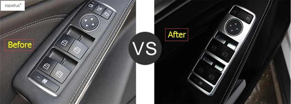 Us 2054 21 Offlapetus Accessories For Mercedes Benz Gla 200 220 X156 2018 Inner Car Door Armrest Window Switch Control Molding Cover Kit Trim In