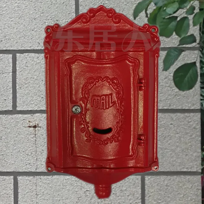 Деревенский алюминиевый сплав почтовый ящик металлические буквы почтовый ящик настенный Postbox страна Домашний Декор сад двор поставки