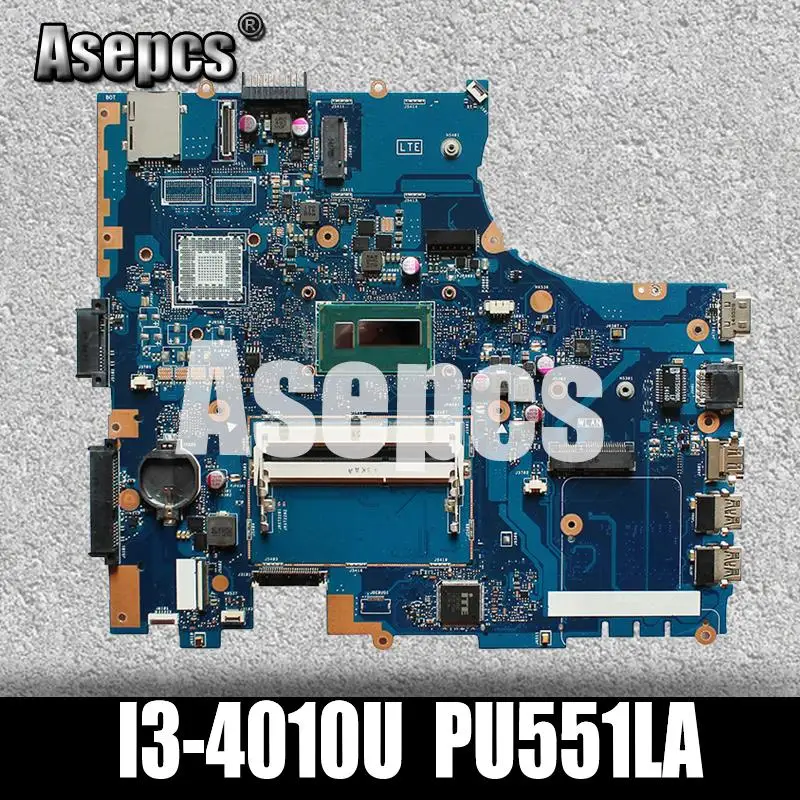 Asepcs PU551LA материнская плата для ноутбука For Asus PU551L тест оригинальная I3-4010U |